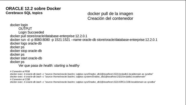 ORACLE DB 12.2 Enterprise Edition sobre Docker смотреть онлайн