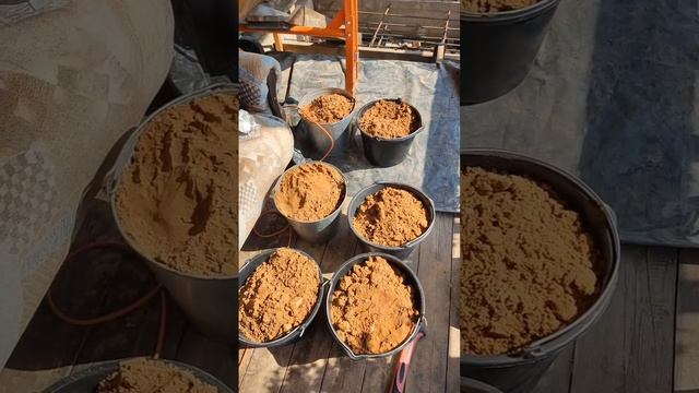 Заливаю фундамент для барбекю 🥙 комплекса!