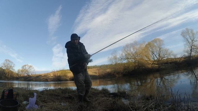 Поплавок на Рессе, или рыбалка против ледяного ветра, Калужская область смотреть онлайн