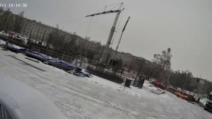 Быстромонтируемые краны КБ-314(SMK-5.66). Рабочий день.
