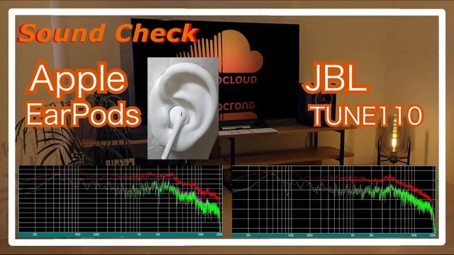 Apple EarPods vs JBL TUNE110 [IEMs In-Ear headphones Sound Comparison イヤホン音比較] смотреть онлайн