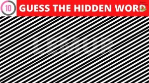 Guess The Word Game | Find The Hidden Animals Name | Test Your Brain | Optical Illusions