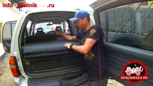 ? Организация багажного отделения для комфортного сна в автомобиле. Suzuki Escudo TL52W