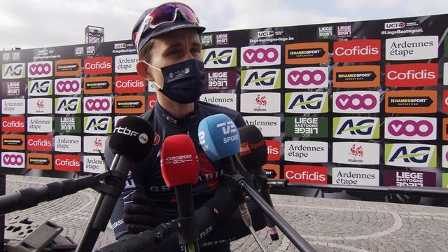 Michał Kwiatkowski - Interview at the start - Liège-Bastogne-Liège 2021 смотреть онлайн