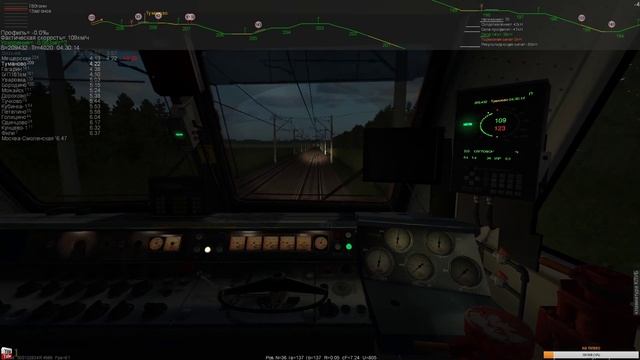 ZD Simulator Скорый поезд Вязьма - Москва