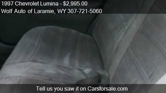 1997 Chevrolet Lumina Sedan - for sale in Laramie, WY 82072 смотреть онлайн