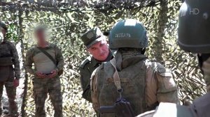 На передовой наградили гвардейцев 71-го мотострелкового полка