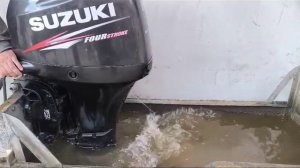 Suzuki DF60 EFI Запуск двигателя