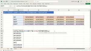 Excel Hstack Tocol TextBefore (new formulas)