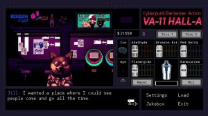 VA-11 Hall-A: Cyberpunk Bartender Action - Day 8, Part 1