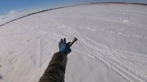 Зимняя  Рыбалка на Жерлицы на реке Кама Усть-Бельск.Ночуем в палатке,с дровянным теплообменником.