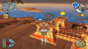 Прохождение игры Worms Forts: Under Siege Часть 2: (Коллективная игра)