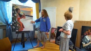 Тарзан (Сергей Глушко) показывает картину Наташи Королевой на Мальдивах! ЭКСКЛЮЗИВ!