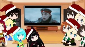 Girls und Panzer and GATE react to Christmas Truce | Gacha Club Reaction Part 25 ( 1/2 )