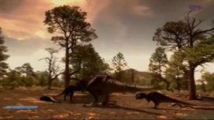 #тираннозавррекс связь между детёнышем и его матерью#нанотиранус #охотанатираннозавра