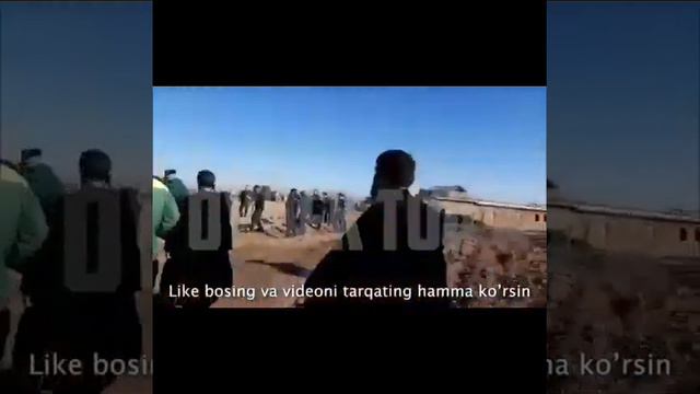 Сурхандария алтын сай да Озбекистан укемети тарепинен Халык уй жайларын бузып атырганда смотреть онлайн