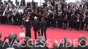 Abel Ferrara, Willem Dafoe, Diego Luna on the red carpet of La Belle Epoque