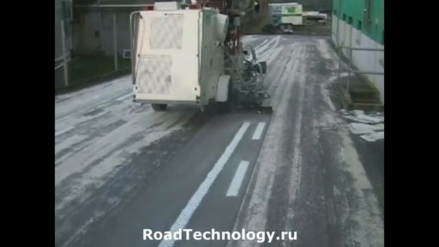 Разметка холодным спрей пластиком Kombizet точки и агломераты смотреть онлайн