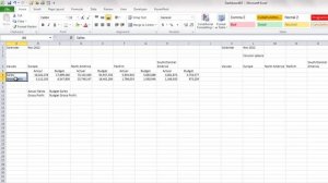 Comparing Actual and Budget Data in an Excel Dashboard - Part 1