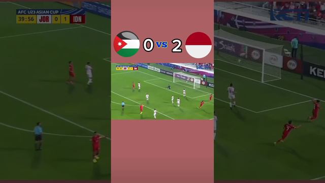 Yordania 1 - 4 Indonesia