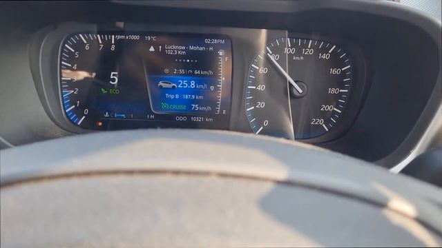 Tata Altroz mileage 26 kmpl on petrol eco + cruise avg. speed 70 kmph #altroz #mileage смотреть онлайн