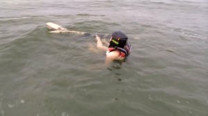 Yamaha 40 Водные лыжи , учимся