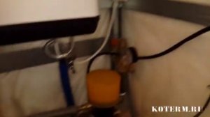 Работа котла Котерм Дачник М1