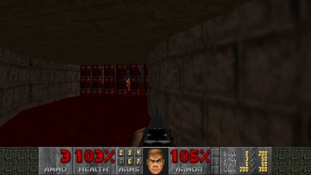 Doom 2: The Plutonia Experiment [UV, pistol start, fast monsters] #20 Neurosphere. Красные заборы.