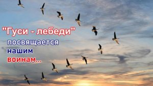 Песня "Гуси - лебеди", исп. Александр Романов, муз. и сл. Светлана Щитникова