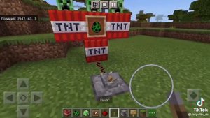 как сделать большого мутанта Крипера