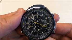 CITIZEN Blue Angels World Chronograph A T Review