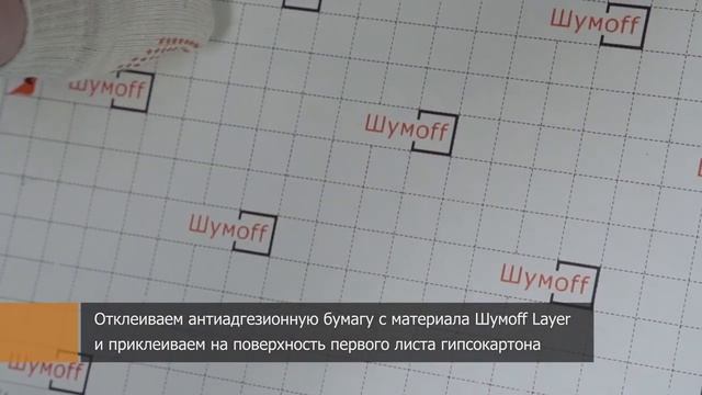 Шумоизоляция стен помещений материалами Шумoff