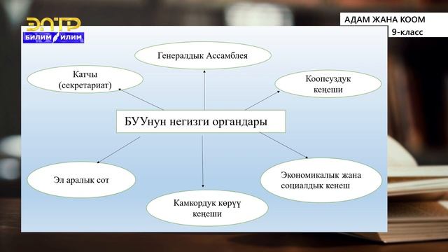 9-класс | Адам жана коом | БУУ жана Адам укуктарынын жалпы декларациясы. Баланын укуктары
