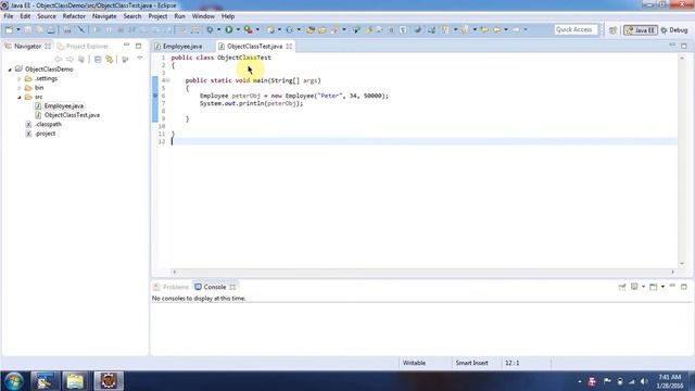 Java Object Class (toString method) | Java Tutorial