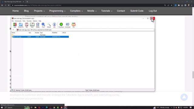 Take-Note App Using PHP with Source Code