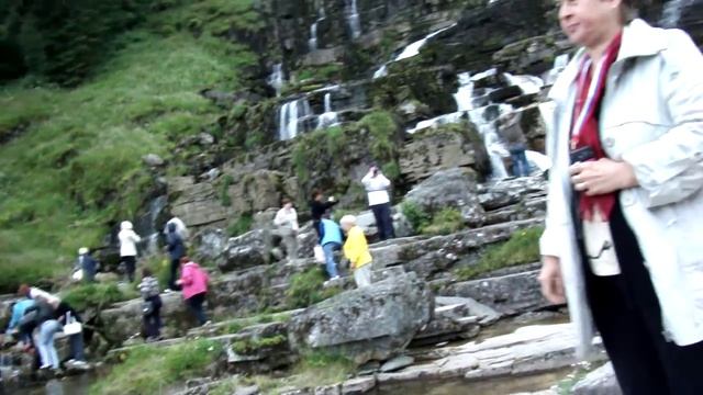 Ступенчатый водопад Твиндефоссен смотреть онлайн