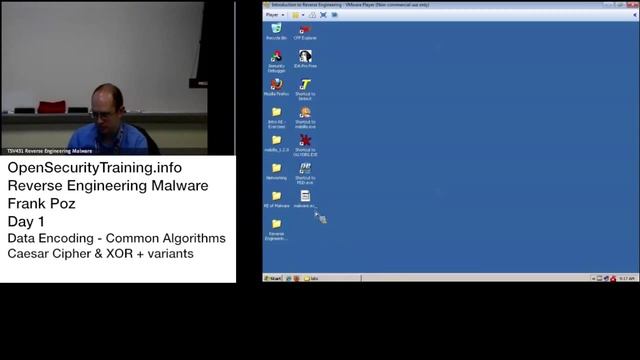 Reverse Engineering Malware Day 1 Part 10: Data Encoding - Common Algorithms - Caesar Cipher & XOR