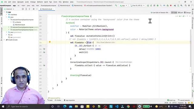How to Use Flow Lambda Expression in Jetpack Compose | Dr Vipin Classes