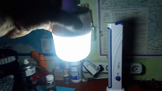 Аккумуляторная лампа универсальная. Турция. смотреть онлайн