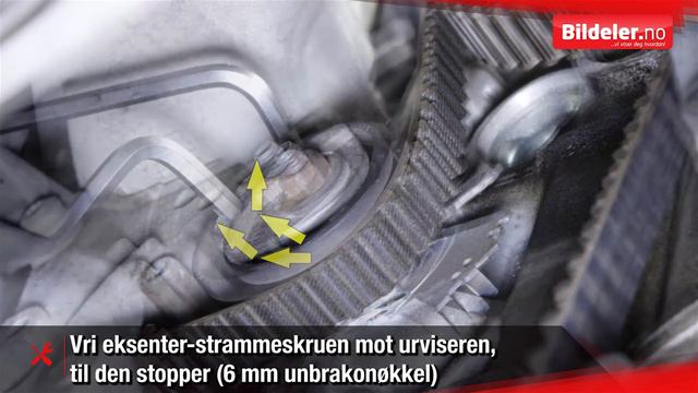 Peugeot 206: Hvordan skifte registerreim og vannpumpe - 1,4 bensin - 1998 til 2007 mod. смотреть онлайн