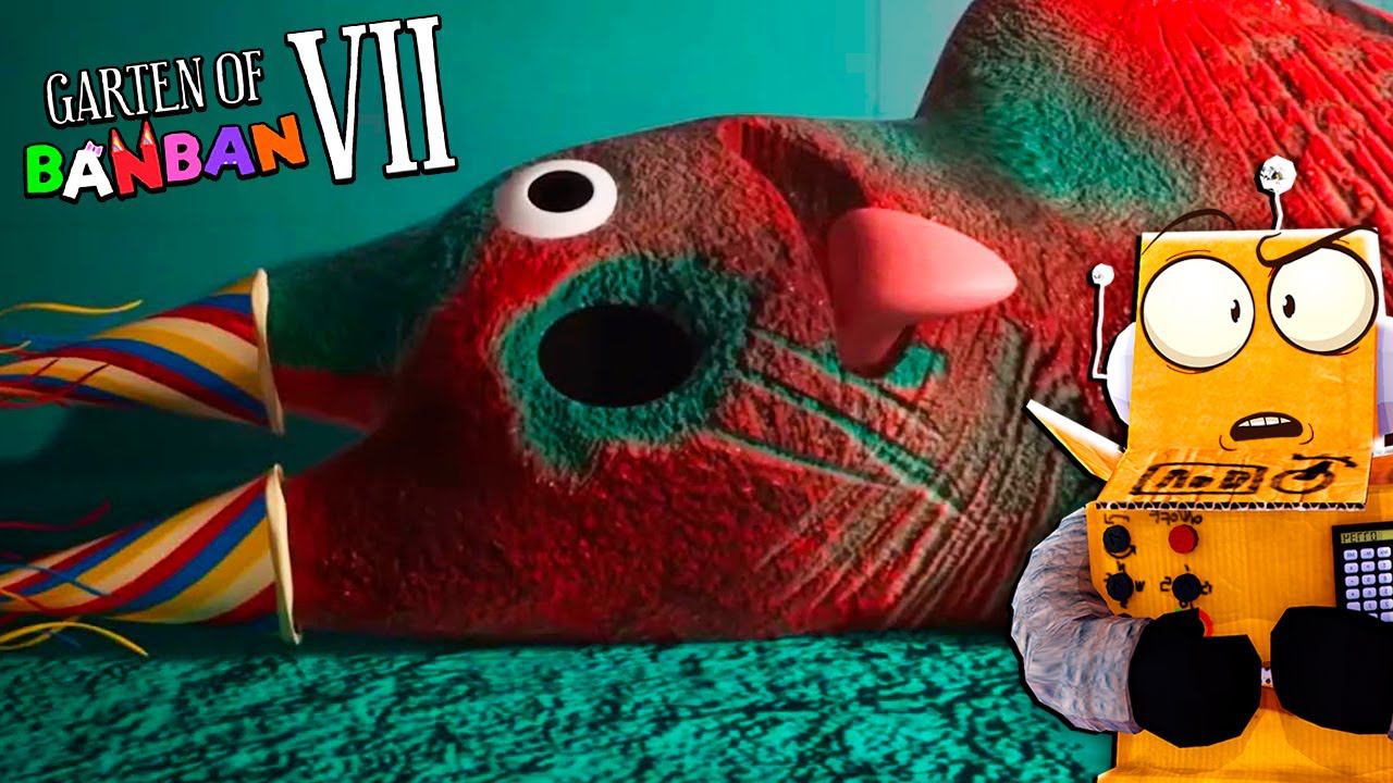 БАНБАН 7 УЖЕ?  GARTEN OF BANBAN 7 ГЕЙМПЛЕЙ ТРЕЙЛЕР РОБЗИ