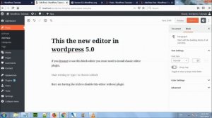 How to Disable Block Editor in WordPress 5.0 without Plugin #wordpress5.0 #wordpressblockeditor