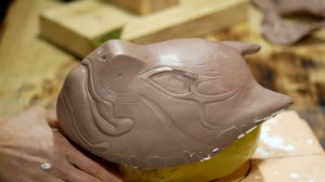 Как сделать маску Кицунэ из игры Ghost of Tsushima \ папье маше