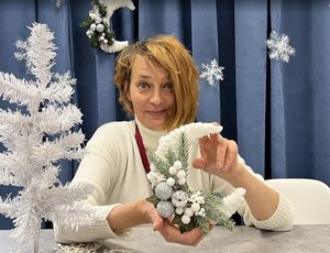 ☃️ Новогодняя елочная игрушка своими руками - Полумесяц ?