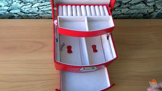 Обзор шкатулки для ювелирных украшений с Aliexpress смотреть онлайн