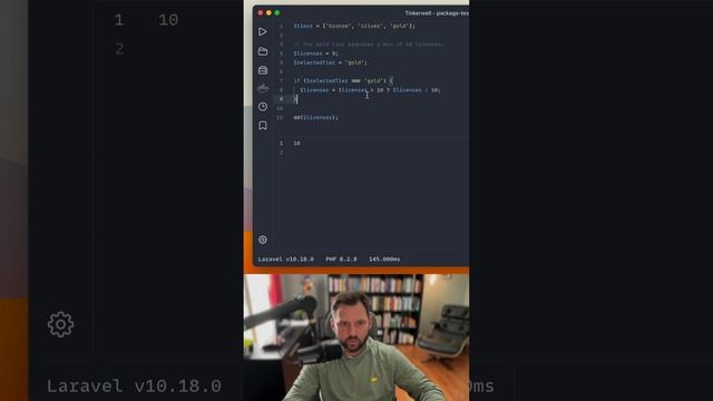 Showing a use case for the #php max() function. #laravel #phptutorials #phpdevelopers