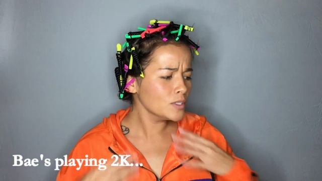 Heatless Straight to Curly Hair Tutorial | Straw Curls смотреть онлайн