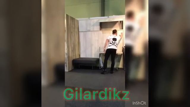 Шкаф Кровать с диваном и столом  “Dino”. Изготовлено в компании Gilardi Kazakhstan.