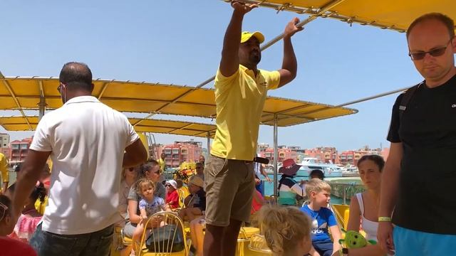 Египет. Посмотрели подводный мир! Экскурсия на батискафе по Красному морю в Хургаде! смотреть онлайн