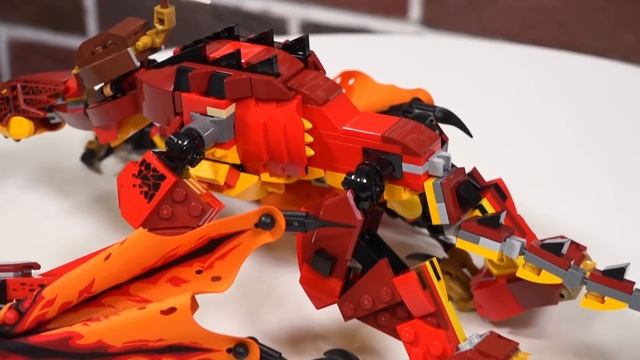 ЛЕГО НИНДЗЯГО 71753 Атака огненного дракона - Бакуган Драго. LEGO Ninjago Legacy Fire Dragon Attack смотреть онлайн